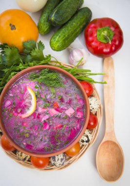 Ekşi süt soğuk çorba