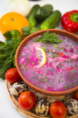 Ekşi süt soğuk çorba