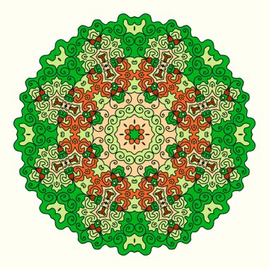 yuvarlak sekizgen süsleme