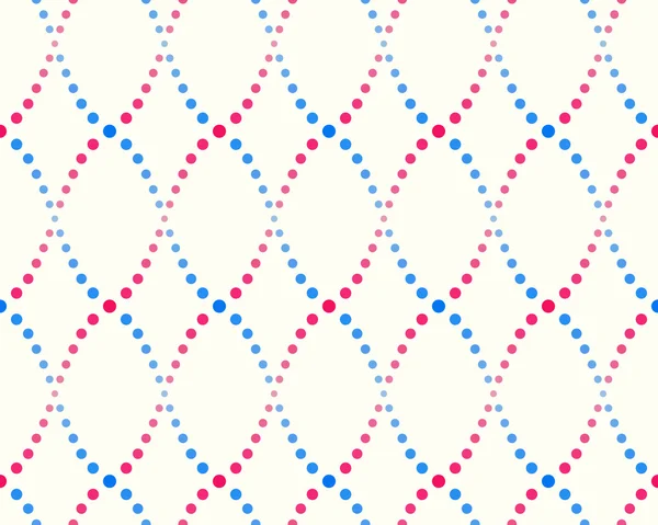 Motif de points, bleu et rose — Image vectorielle