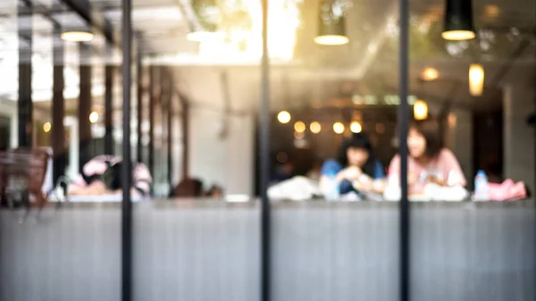 Wazig Worden Van Jonge Starters Koffiebar Working Space Office — Stockfoto