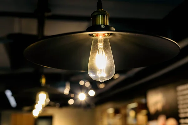 Antique Style Light Bulbs Warm Light — Stock Photo, Image