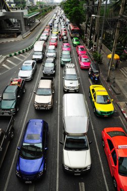 trafik sıkışıklığı Bangkok