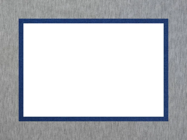 Gri-mavi desenli dekoratif dikdörtgen çerçeve, yaratıcı iş için serbest beyaz alan.