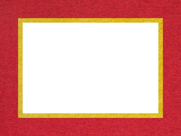 Dekoratif dikdörtgen çerçevenin kırmızı-sarı dokusu, yaratıcılık için serbest beyaz bir alan..