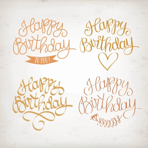 Dessine A La Main Motif Joyeux Anniversaire Image Vectorielle Par Shtonado C Illustration