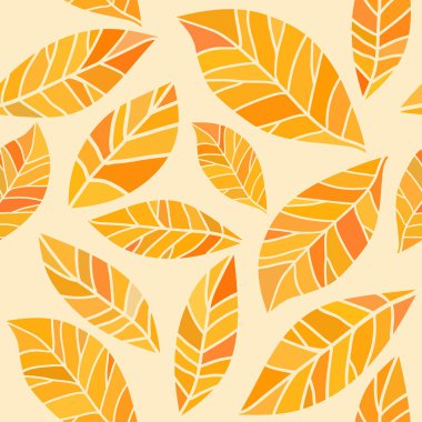 Sonbahar yaprakları deseni