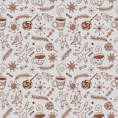 Sorunsuz kış ve yılbaşı desen