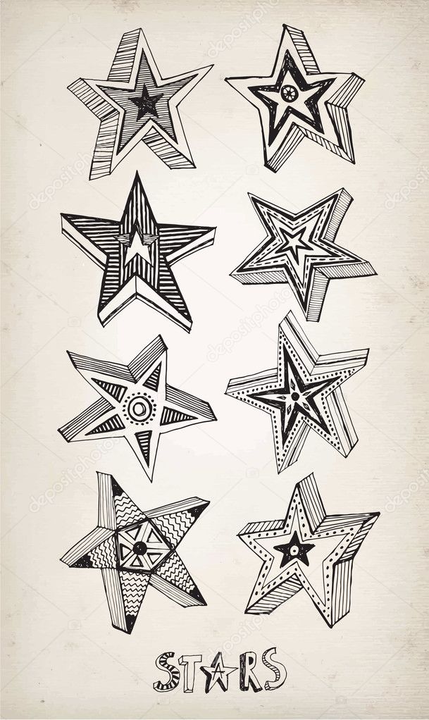 Doodle stars