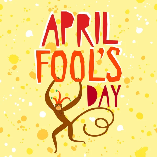 April Fools Day illustratie — Stockvector