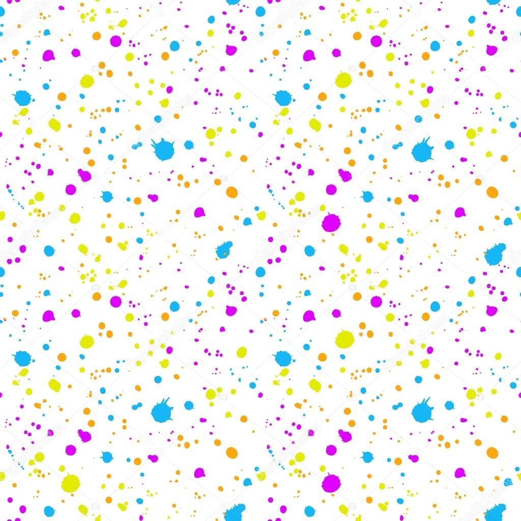 Colorful seamless background with splash