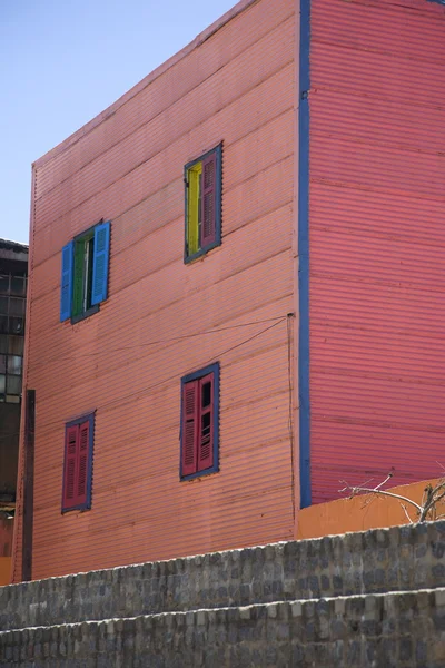 pink colorful building