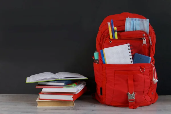 Rehberdeki kırmızı okul.                          