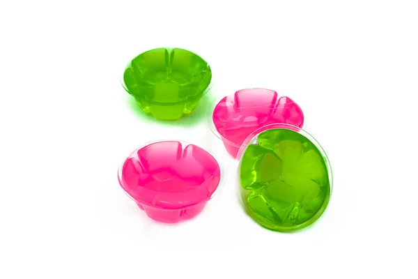 Jelly růžové a zelené — Stock fotografie