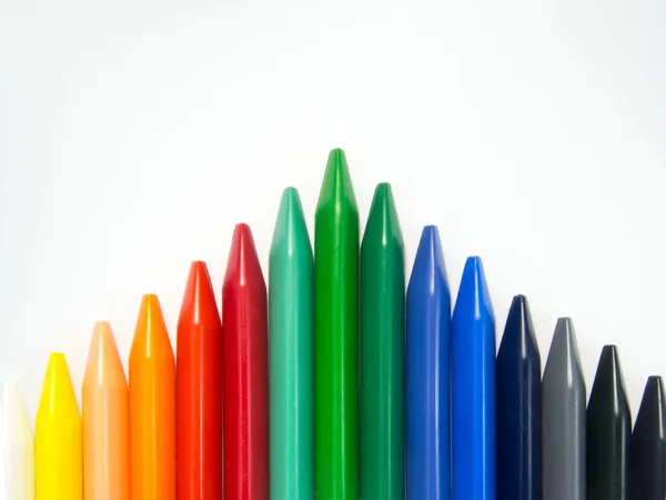 Fullcolor crayon spearhead — Stock Photo, Image