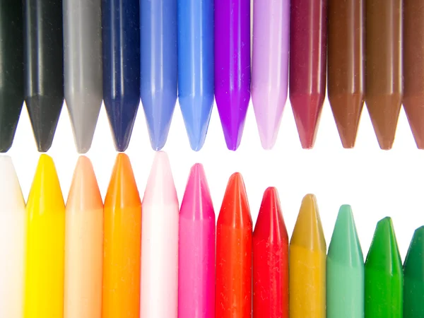Boca de lápiz a todo color medio abierta — Foto de Stock