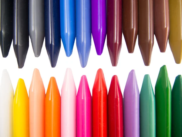 Dientes de crayón a todo color — Foto de Stock