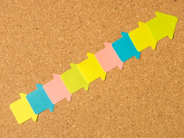 Cork board seven pinned post it files Stock Photo by ©pfongabe33 77014377