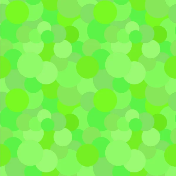 Абстрактный Рисунок Зелёных Кругов Подсветки Шарики Разных Оттенков Зелёного Векторе — стоковый вектор