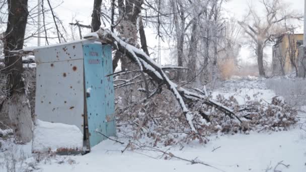 Kriget mellan Ryssland och Ukraina. Donbass. — Stockvideo