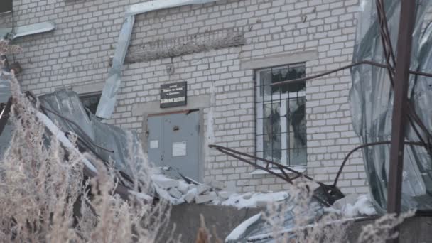 Война между Россией и Украиной. Донбасс . — стоковое видео