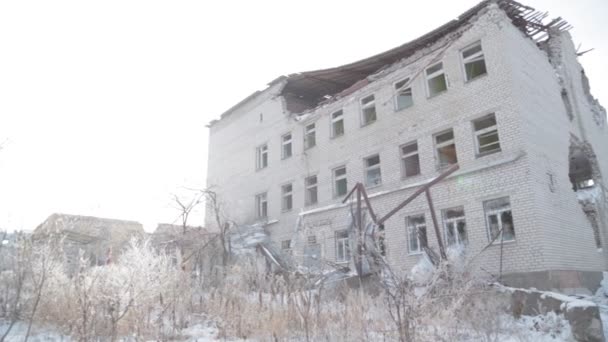 Der Krieg zwischen Russland und der Ukraine. Donbass. — Stockvideo