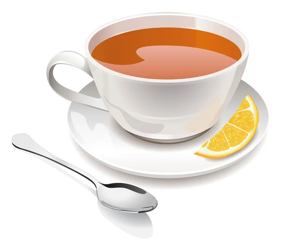 Wektor o filiżankę herbaty — Wektor stockowy