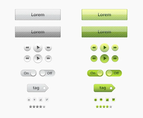 Navigation vectorielle de conception web — Image vectorielle