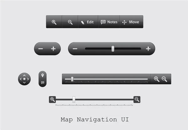 Vektor Web Design Navigation — Stockvektor