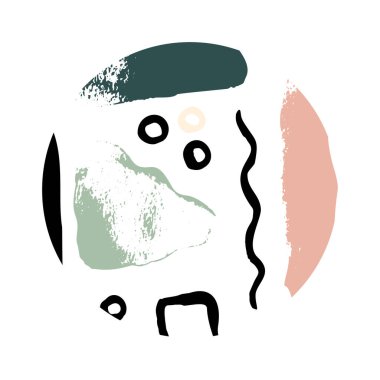 Bohem soyut sosyal medya hikayeleri ön plana çıkıyor. Boho hikâyesi kapsıyor. Soyut simgeler