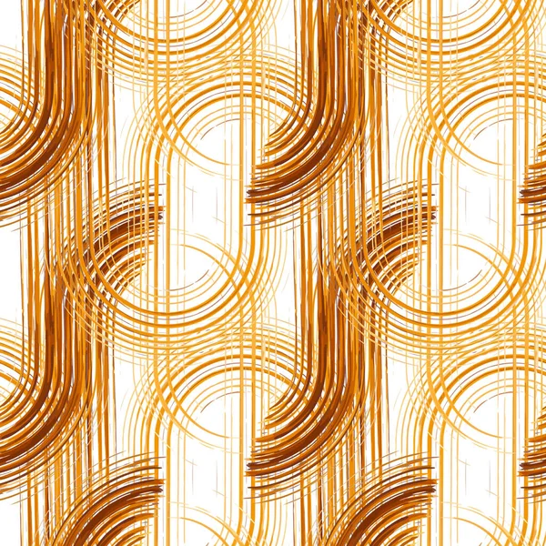 Moderne tendance milieu du siècle couleurs terreuses formes abstraites motif sans couture. Modèle de répétition texturé géométrique. abstraction scandinave. Impression neutre nordique. Vecteur de stock — Image vectorielle