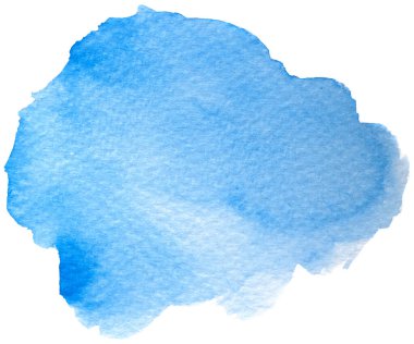 Suluboya mavi boya deseni soyut şekil. Sanatsal grunge arkaplanı