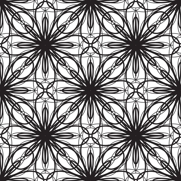 Nahtlose geometrische Ornamentvektorillustration — Stockvektor