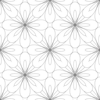 kesintisiz geometrik süs vektör çizim