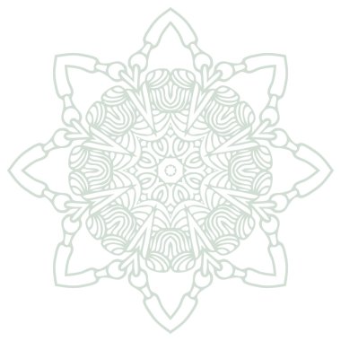 Mandala süsleme tasarlamak vektör yuvarlak