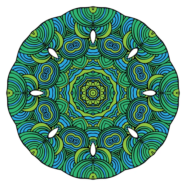 Mandala Round Ornament Pattern Vector — Stock Vector