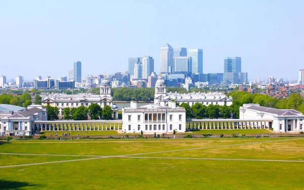 Luchtfoto Van Greenwich Park Londen Stad — Stockfoto