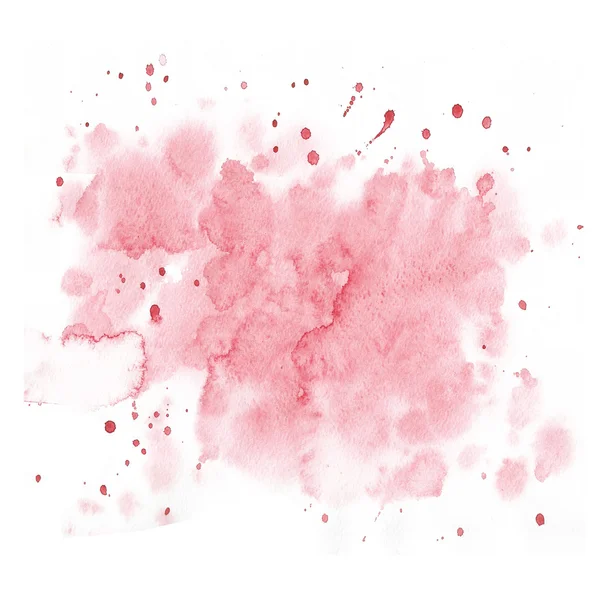Acuarela fondo rosa mano dibujo — Foto de Stock