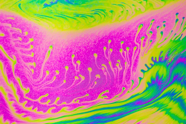 นหล ปแบบหลายส ของโรคจ ภาพแมโครช อตของฟองสบ — ภาพถ่ายสต็อก
