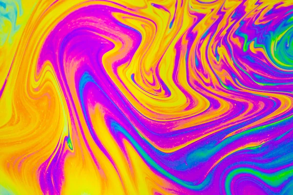 Rainbow Colors Psychedelic Multi Colored Patterns Background Photo Macro Shot — Stock Photo, Image