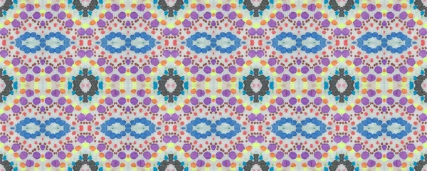 African Rug Ethnic Print Shaman Pattern Purple Tie Dye Batic — Stock Photo, Image