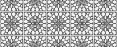 Klasik Kusursuz Desen. Seramik fayans. Seramik fayans. Sepia Renkleri Giyinme elementi Hint Kabile Sanatı. El boyalı Kaleydoskop Sanatı. Çiçek elementleri Çiçek elementleri