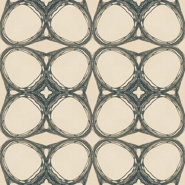 Padrão Sem Costura Vintage Geometria Ornamental Geometria Islâmica Sepia Cores — Fotografia de Stock