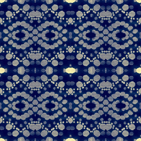 Икат Этнический Абстрактный Шаблон Шаман Паттерн Салат Tie Dye Batic — стоковое фото