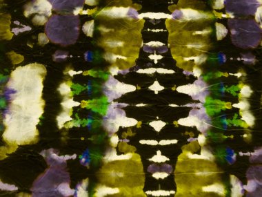 Etnik Süs Elementi. Şaman deseni. Yucatan Tie Dye Print. Aquarelle dokusu. Dişlerimi fırçaladım. Boyalı Hayvan Parmak izi. Sanatsal Kirli Düzen. Eski tarz. Akrilik Sanatı.