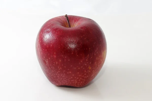 Pomme rouge humide — Photo