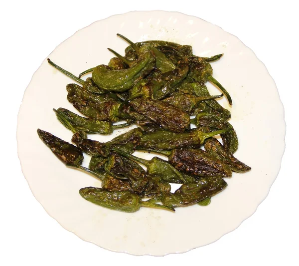 Kızarmış yeşil biber