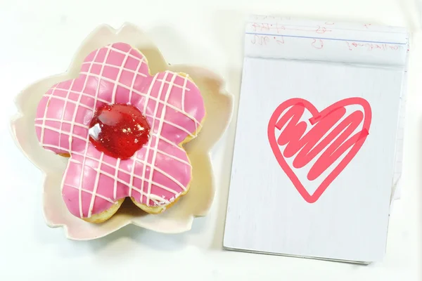 Un mensaje para el día de San Valentín — Foto de Stock