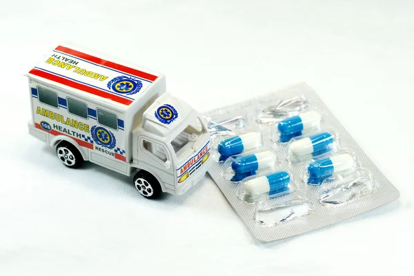 Ambulance and Medicine — Stock Photo, Image