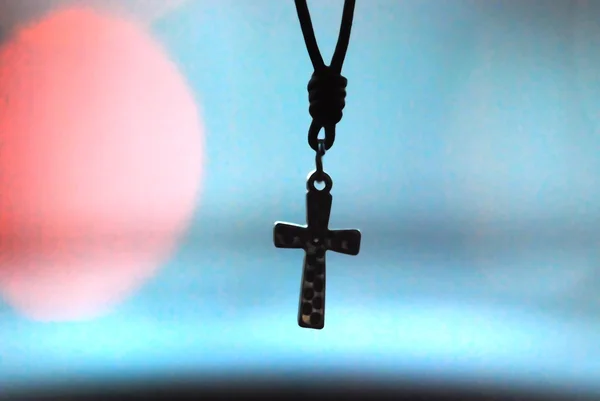 A Blurry Cross — Stock Photo, Image
